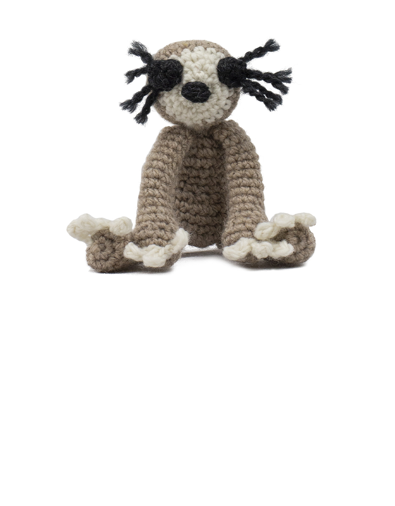 toft ed's animal mini harriet the sloth amigurumi crochet